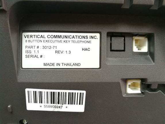 Vodavi 3012-71 8 Button Executive Key Telephone