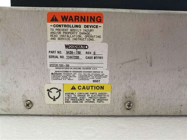 Woodward 5439-760 Power Supply