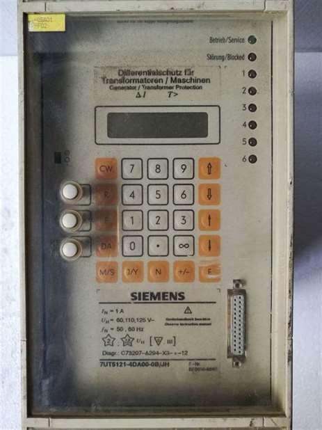 Siemens 7UT5121-4DA00-0B-JH Line Diffrential Protection