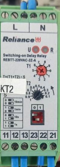Reliance REBTT-220VAC-2Z-A Switching on Delay Relay
