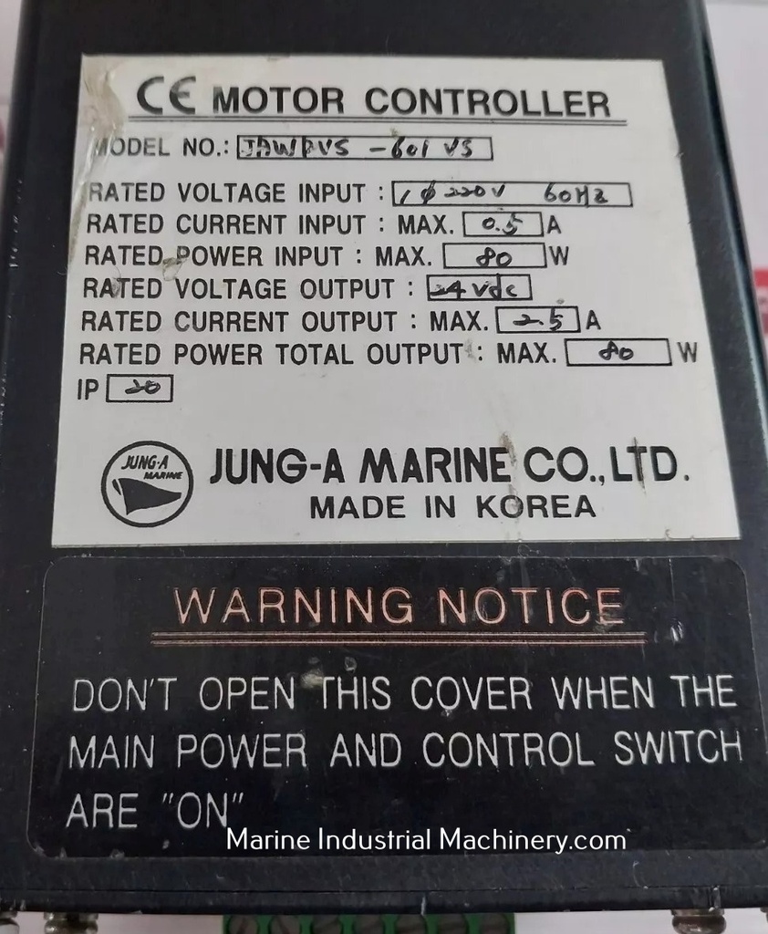 Jung-a Marine JAWPVS-601 VS Wiper Control