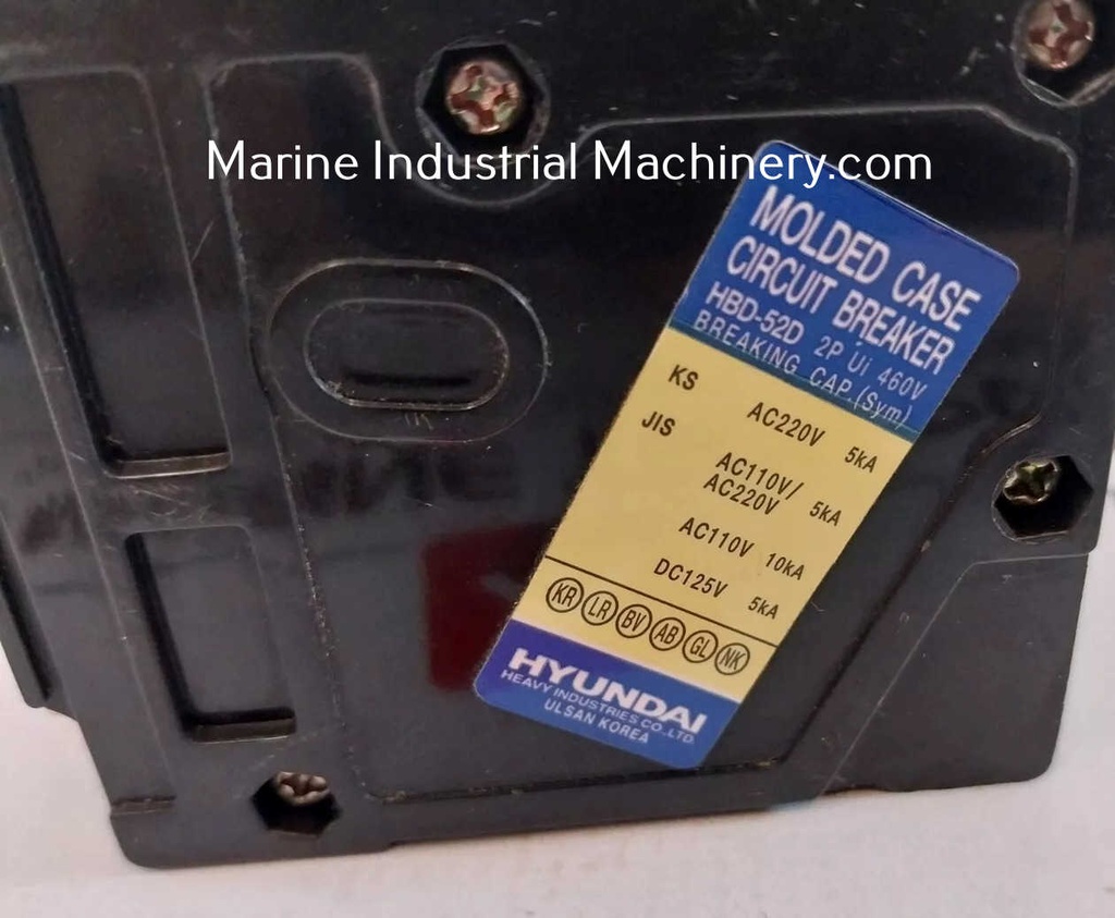 Hyundai HBD-52D Molded Case Circuit Breaker