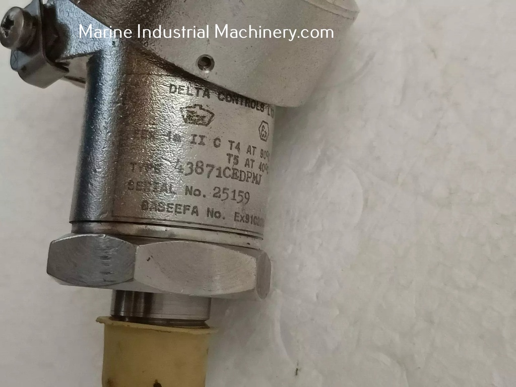 Delta Controls 43871CEDPMJ Intrinsically Safe Pressure Transmitte