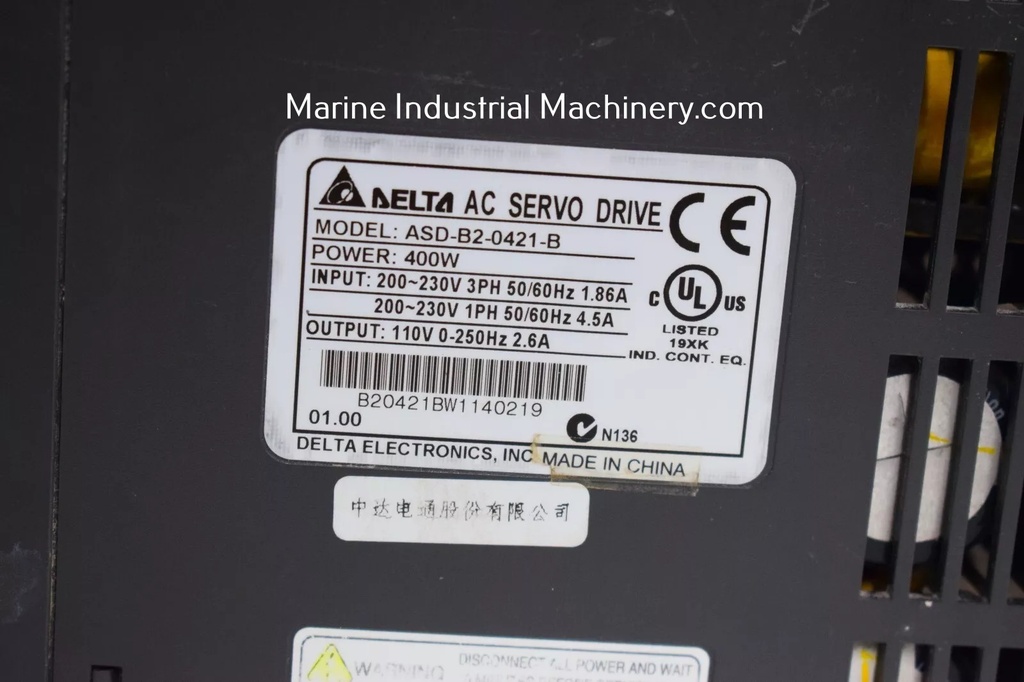 Delta ASD-B2-0421-B Ac Servo Drive