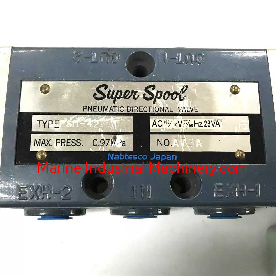 Nabtesco Super Spool PSM-42 110-60 Pneumatic Directional Valve