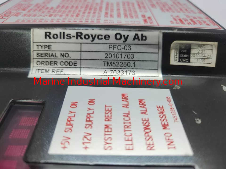 Rolls-Royce PFC-03 Aquamaster Propulsive Force Controller