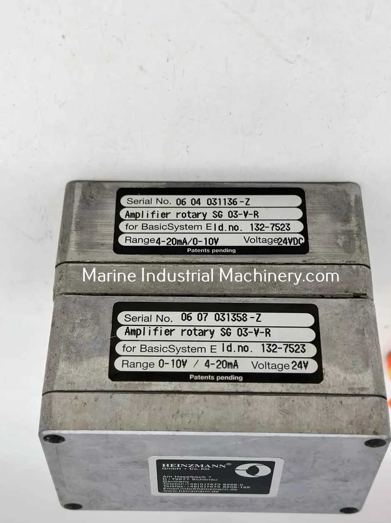 Caterpillar-Heinzmann 132-7523 SG03-V-R Rotary Amplifier