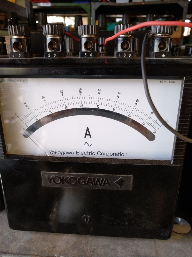 Yokogawa JIS C1102 Ampmeter(0-80)(0-100)(0-50)