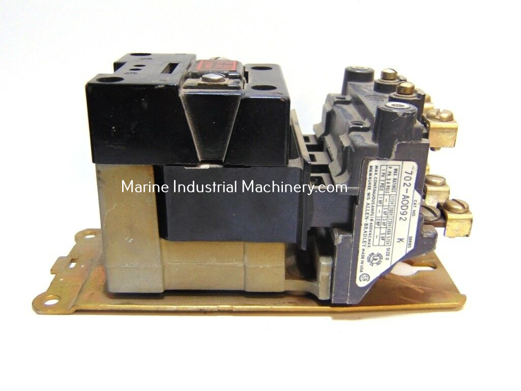 Allen Bradley 702AOD92 Motor Starter With Coil