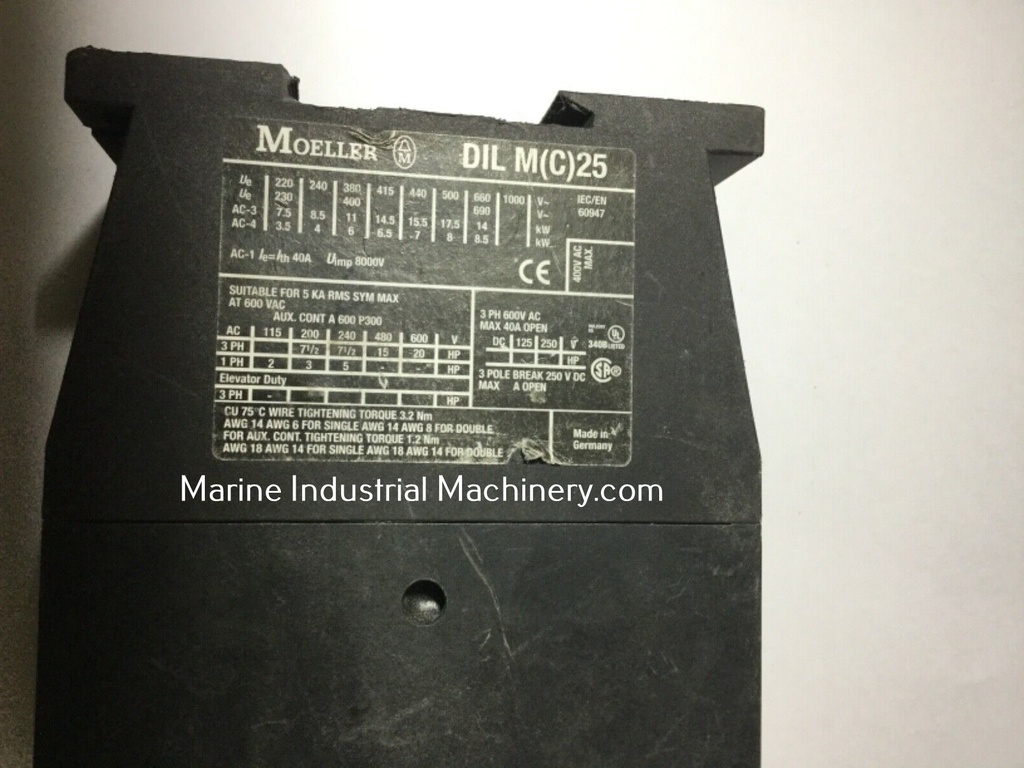 Moeller DIL M(C)25 Contactor