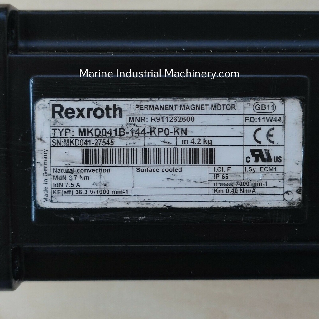 Rexroth Indramat Bosch MKD041B-144-KPO-KN Digital AC Synchronous Servo Motor