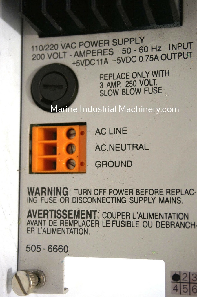 Siemens 505-6660 Power Supply Module