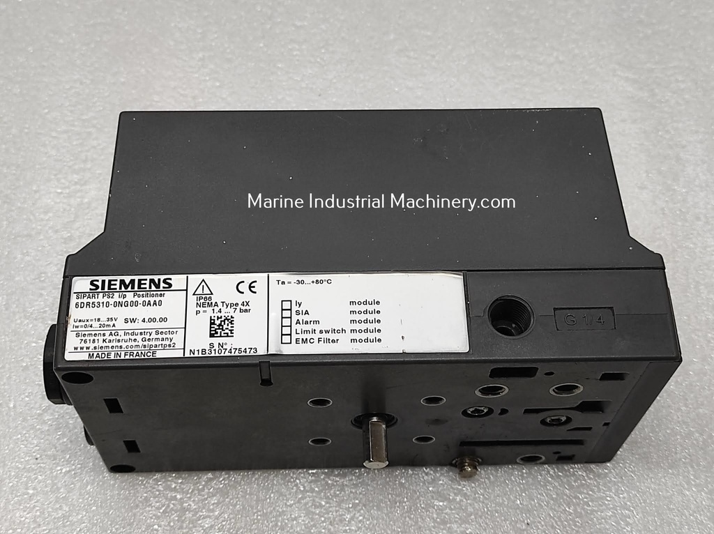 Siemens 6DR5310-0NG00-0AA0 SIPART PS2 I/P Positioner