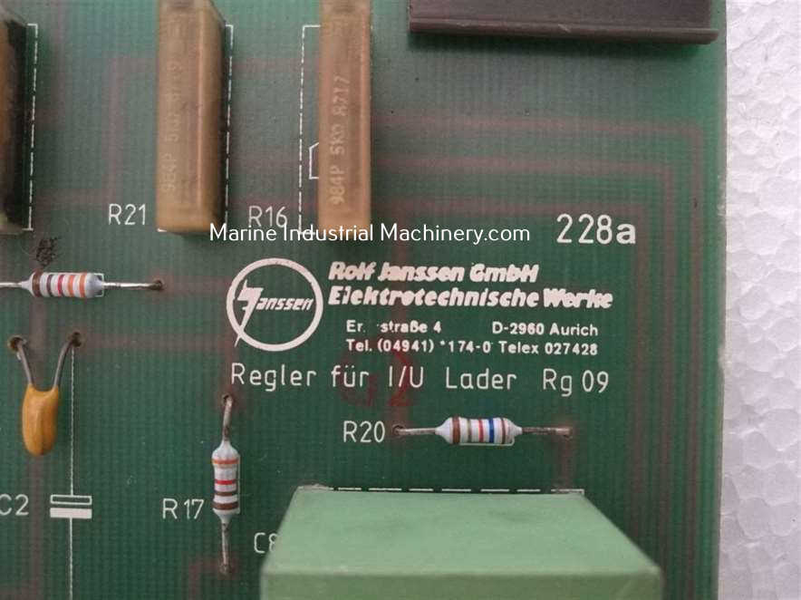 Rolf Janseen Reglar fur I/U Lader Rg10 Pcb Card