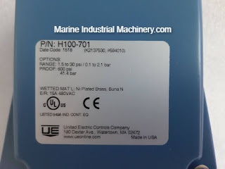 United Electric H100-701 Pressure Switch