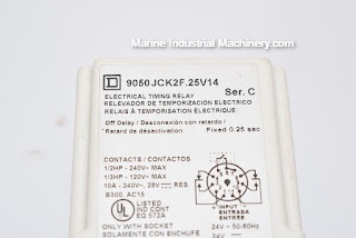 Square D 9050 JCK2F.25V14 Electrical Timing Relay