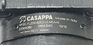 Casappa 03564080 KP20.11,2D0-82E2-LEA-EA-N Gear Pump