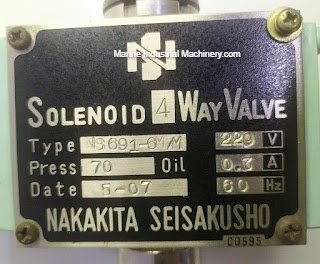 Nakakita Seisakusho NS691-6M-M Solenoid 4 Way Valve