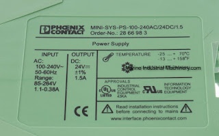 Phoenix Contact MINI-SYS-PS-100-240AC-24DC-1.5 Power Supply