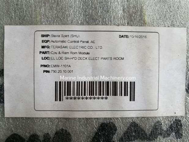 Terasaki EMW-1101A CPU RAM & ROM Module