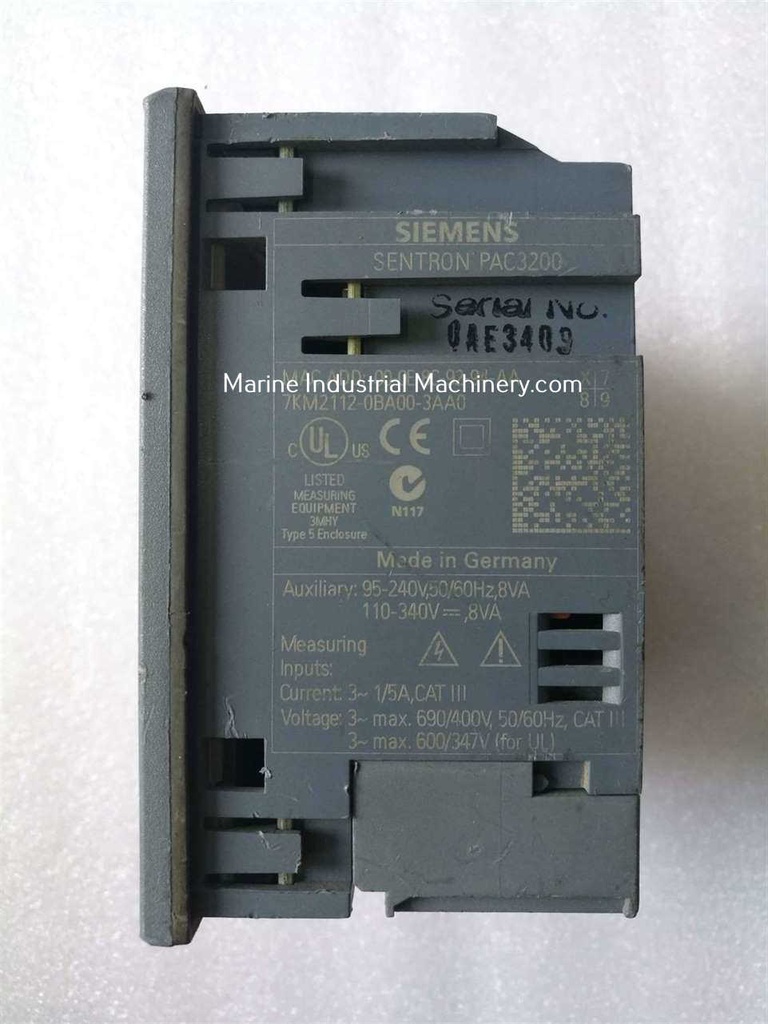Siemens SENTRON PAC3200 7KM2112-0BA00-3AA0 Operator Panel