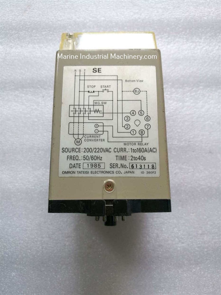 Omron SE-AP2YL Motor Relay