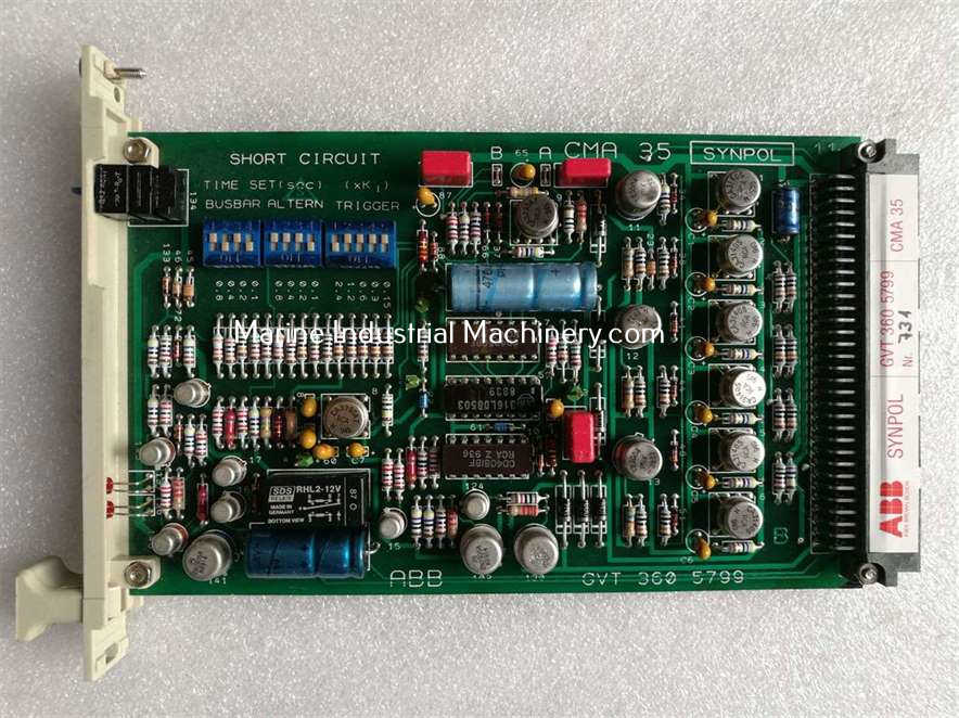 ABB Synpol CMA 35 GVT360 5799 Short Circuit Card