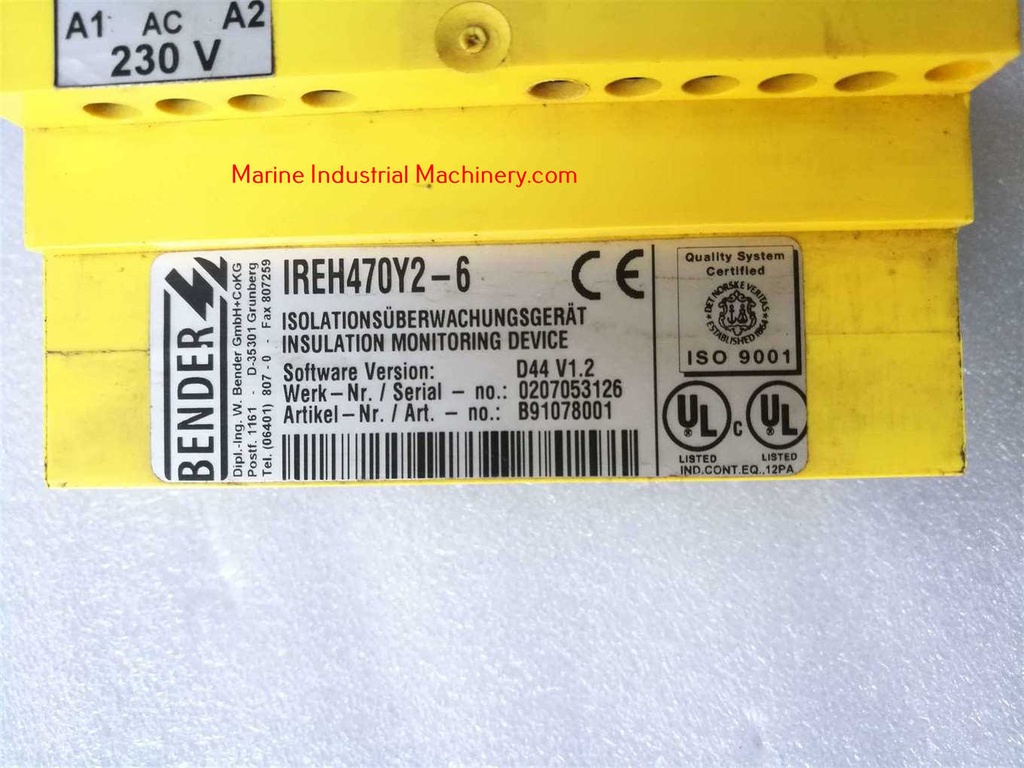 BENDER IREH470Y2-6 A-Isometer