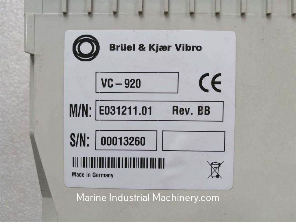 Bruel & Kjaer Vibro VC-920 Vibrocontrol