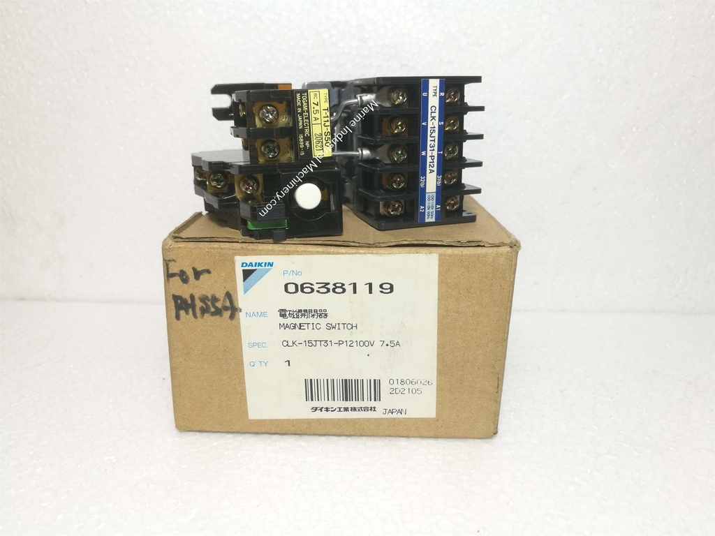 Togami Electric CLK-15JT31-P12A + T-11J-S50 Magnetic Switch