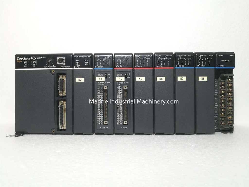 Koyo Direct Logic 305 D3-10B-1 with 10-Slot Plc Controller