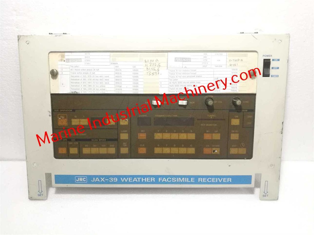 JRC JAX-39 Weather Facsimile Receiver