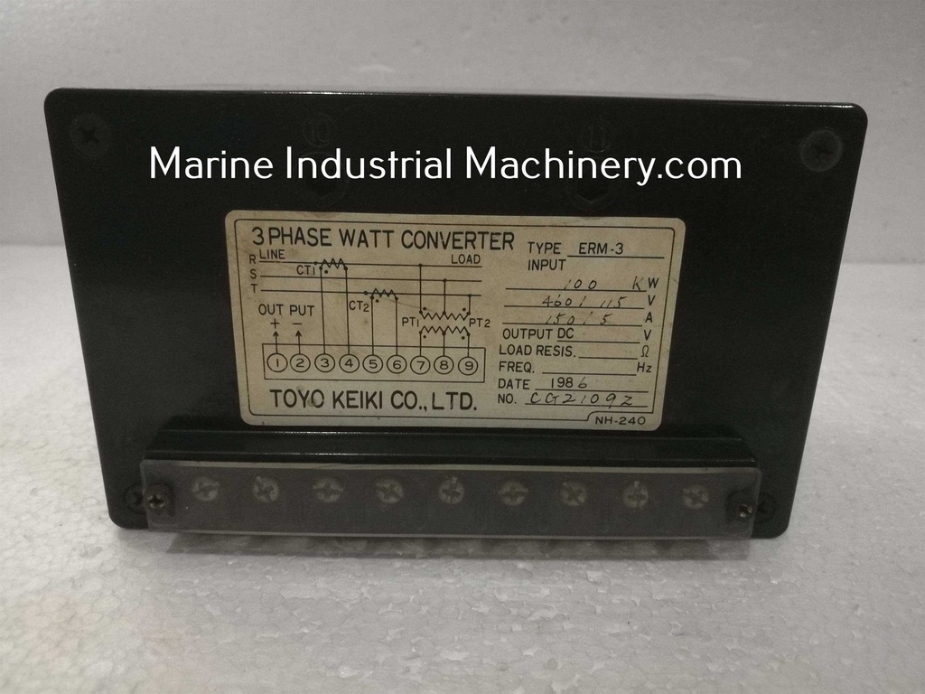 Toyo Keiki ERM-3 3-Phase Watt Converter