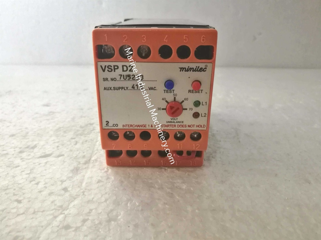Minilec VSP D2 Phase Failure Relay