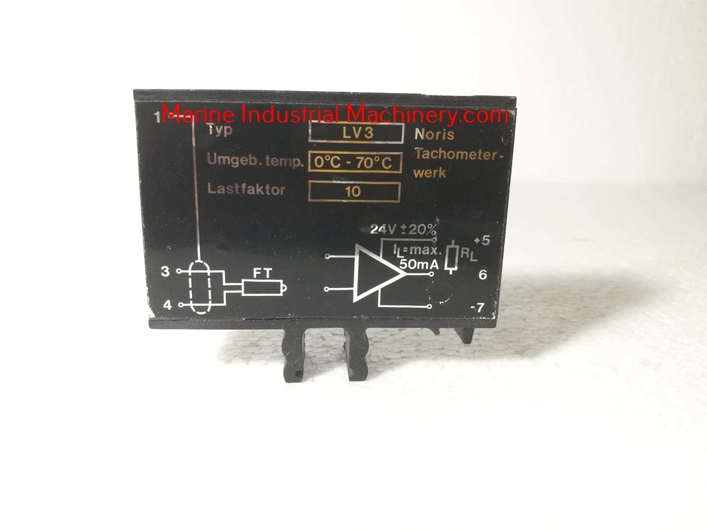 Noris LV3 Speedometer Plant Measuring Transducer