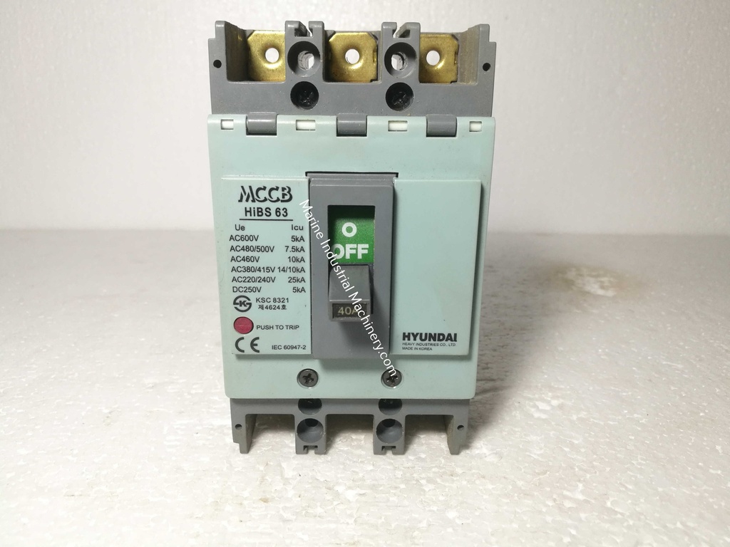 Hyundai HiBS 63 Molded Case Circuit Breaker(40A)