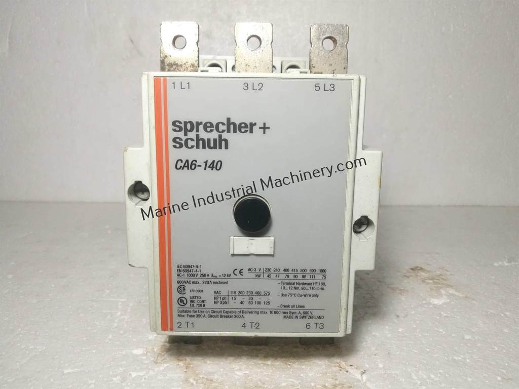 Sprecher+Schuh CA6-140 Contactor