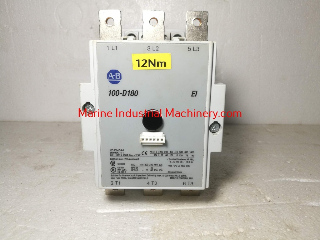 Allen-Bradley 100-D180 Ei Contactor