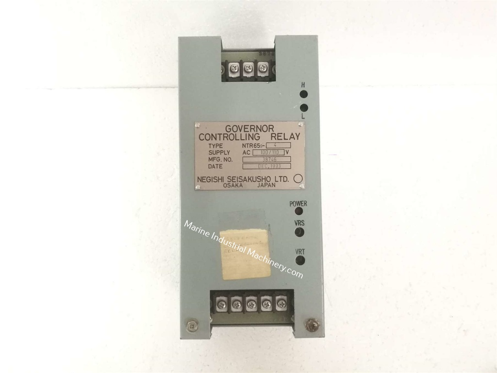 Negishi Seisakusho NTR65S-4 Governor Controlling Relay