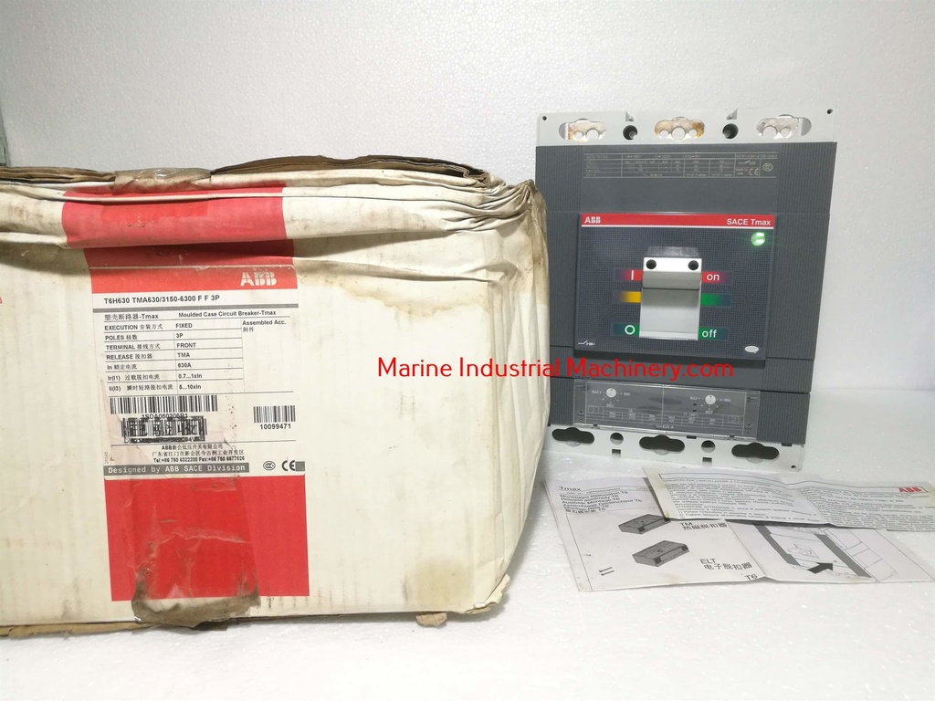 ABB SACE Tmax T6H 630 Circuit Breaker (3P 630A)