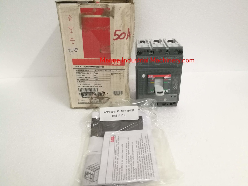 ABB SACE Tmax XT2L 160 Circuit Breaker (3P 50A)