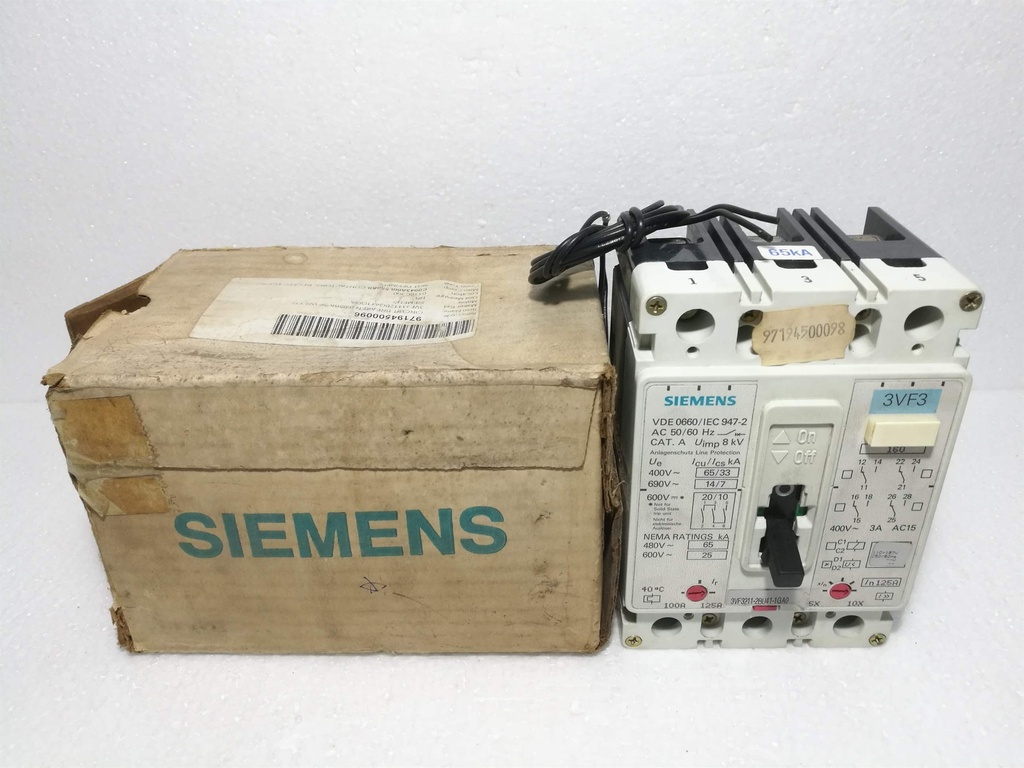 Siemens 3VF3211-2BU41-1GA0 Circuit Breaker