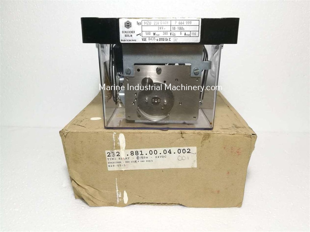 Schleicher MZU 231 GZ8 Precision Time Relay