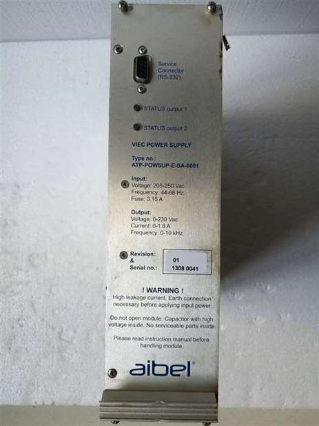 Aibel ATP-POWSUP-E-SA-0001 Viec Power Supply