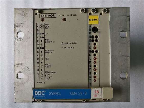 BBC Synpol CMA 39-B Control Card