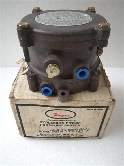 Dwyer 41A239998P1 Explosion Proof Pressure Switch