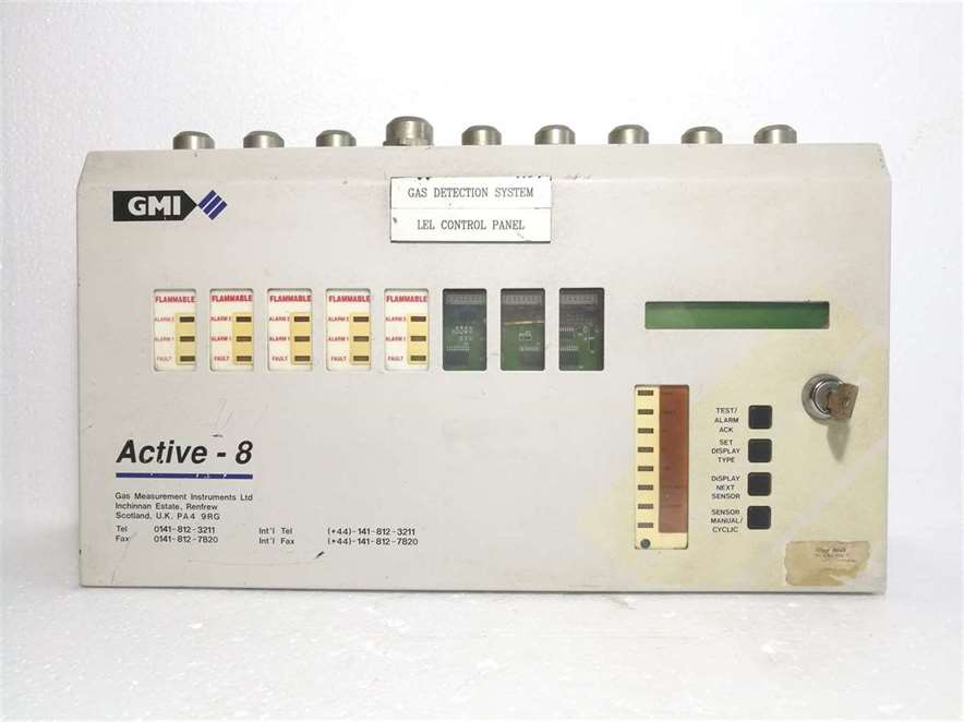 GMI Active-8 Lel Gas Sensing Measurement Alarm Safty Fire Monitor