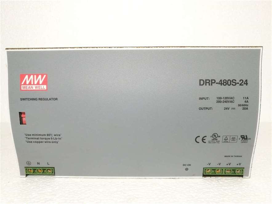 MeanWell DRP-480S-24 Switching Regulator Power Supply