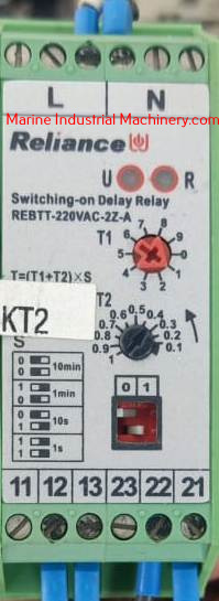 Reliance REBTT-220VAC-2Z-A Switching on Delay Relay