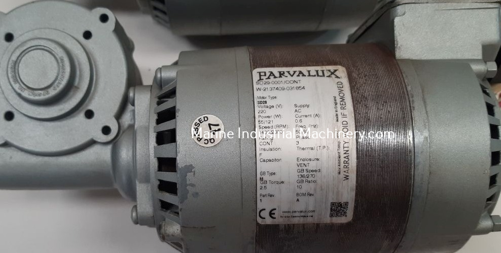 Parvalux SD29-0001-CONT Wiper Motor